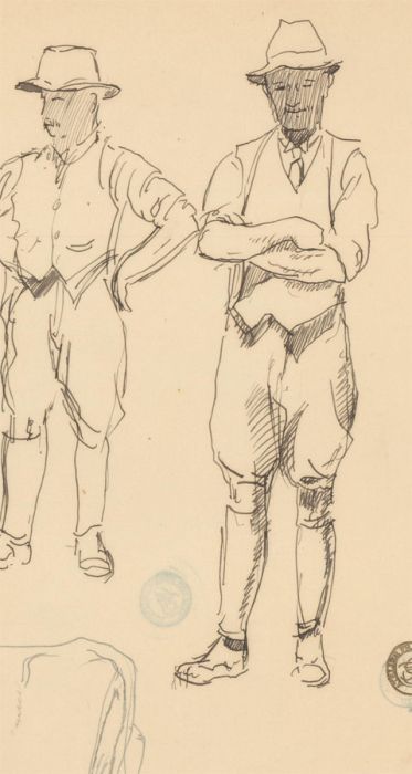 Frank Griffith (1889-1979) - Early 20th Century Pen and Ink Drawing ...