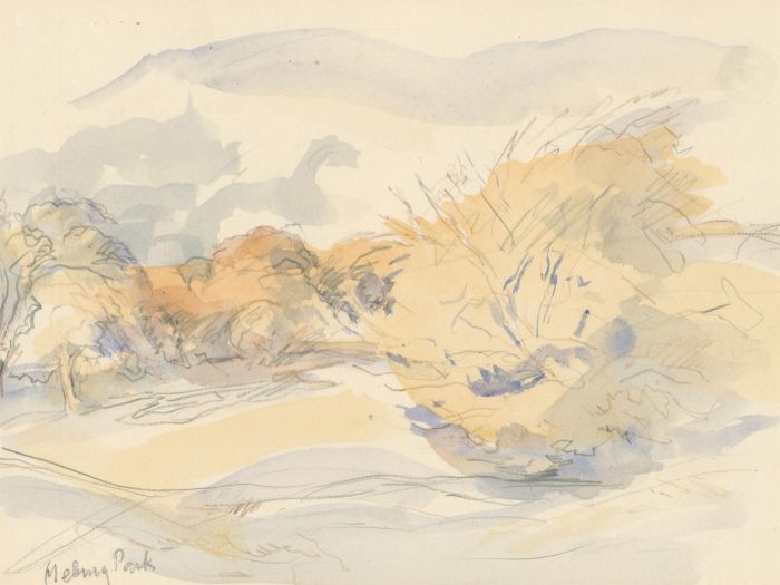 Frank Griffith (1889-1979) - Early 20th Century Watercolour, A Park View