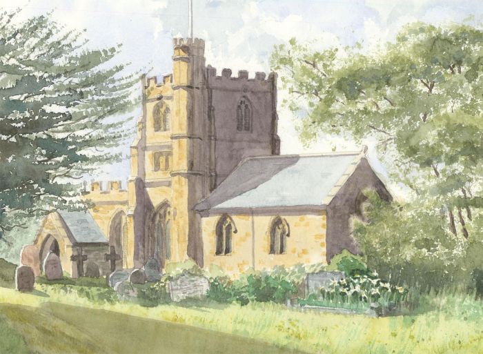 A Collection of Three Watercolours - English Landscape Studies