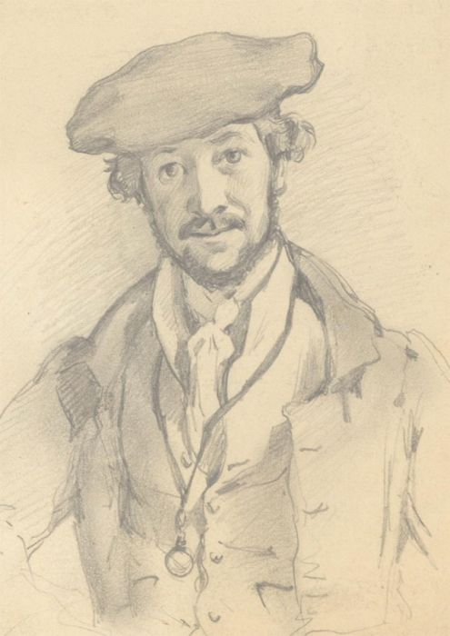 Late 19th Century Graphite Drawing - Spanish Bullfighter