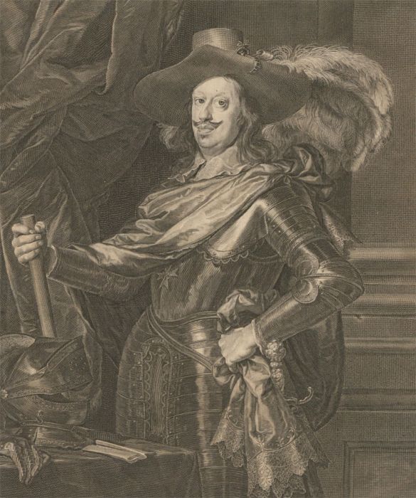 Francois Spierre (1639-1681) - 1659 Engraving, Ferdinand II of Tuscany