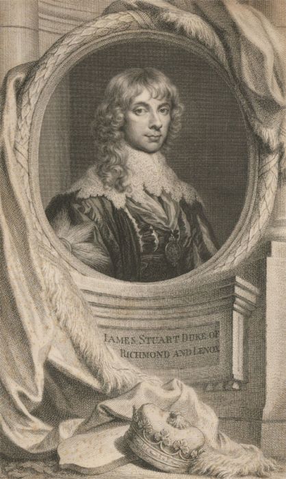 Jacobus Houbraken - 1749 Engraving, James Stuart, Duke of Richmond