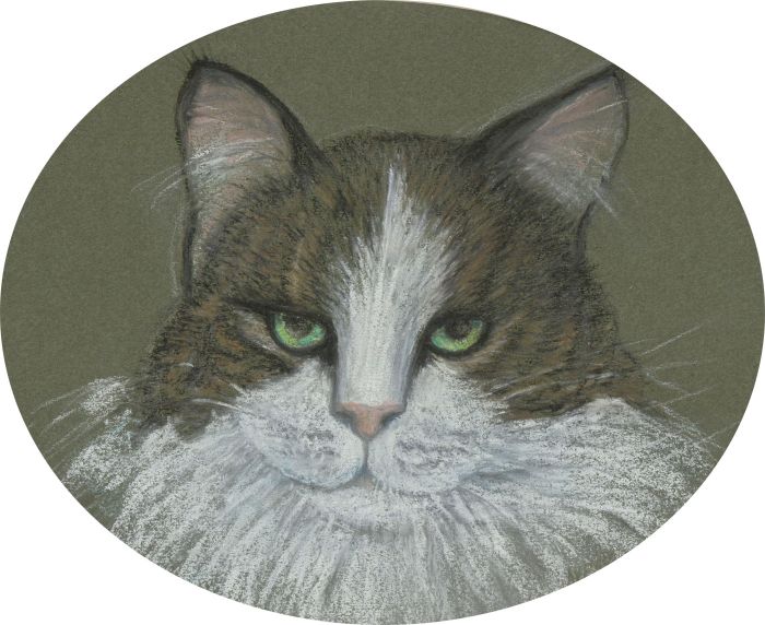 Audrey Pardoe - 1998 Pastel, Portrait of Suki
