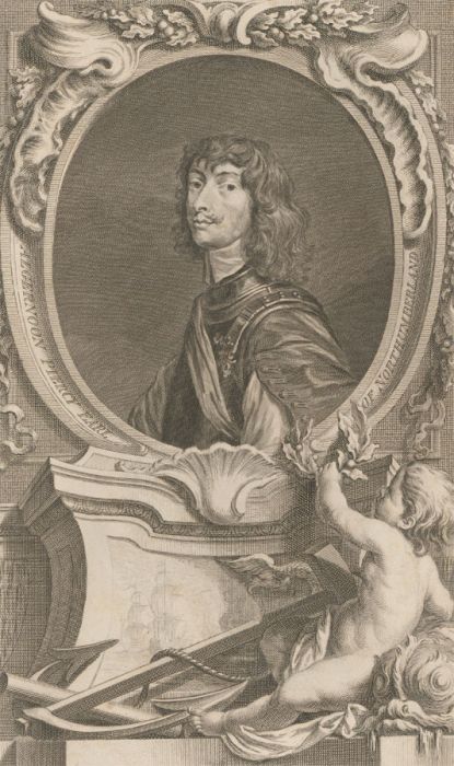 Jacobus Houbraken - Early 19th Century Engraving, Earl of Northumberland