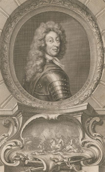 Jacobus Houbraken - Early 19th Century Engraving, Frederick, Duke of Schonberg