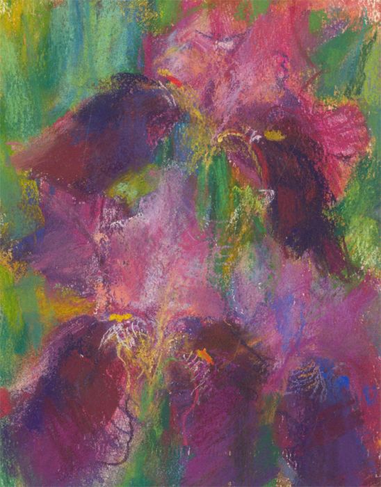 John Ivor Stewart PPPS (1936-2018) - Contemporary Pastel, Purple Haze II