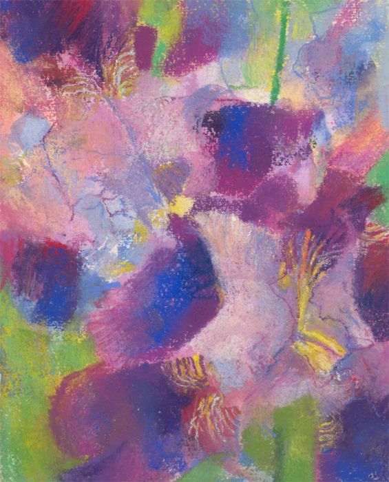 John Ivor Stewart PPPS (1936-2018) - Contemporary Pastel, Purple Haze