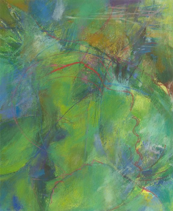 John Ivor Stewart PPPS (1936-2018) - Contemporary Pastel, Organic Abstraction
