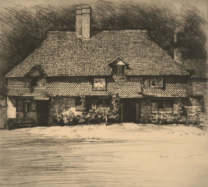 Mortimer Luddington Menpes (1855-1938) - 19th Century Etching, White Hart Inn