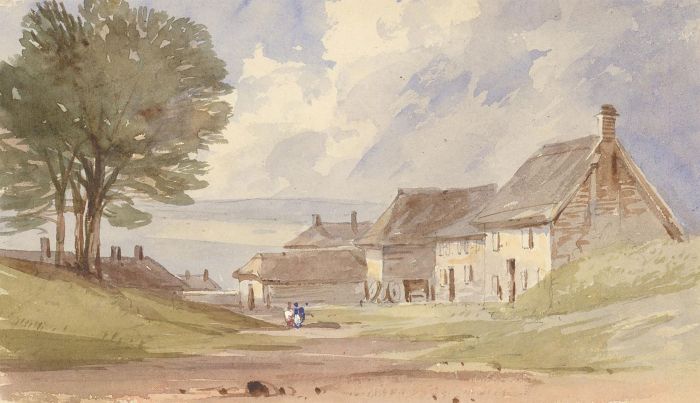 Margaret Forde Hancock - A Pair of Late 19th C. Watercolours, Jane Ley's Cottage