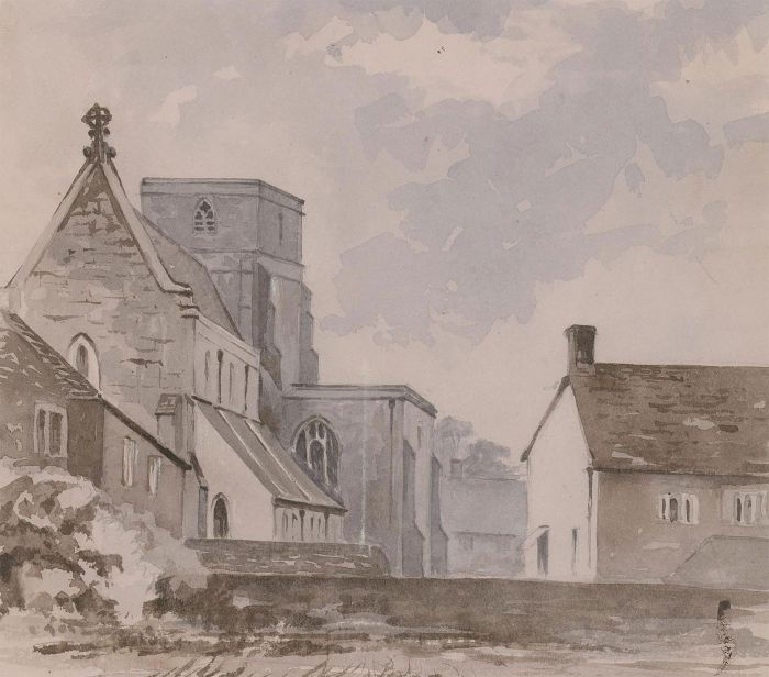 Margaret Froude Hancock - Set of Five Late 19C Graphite Drawings, Street Scenes