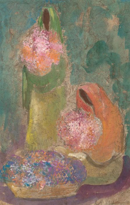 Carter - 20th Century Gouache, Flower Sellers
