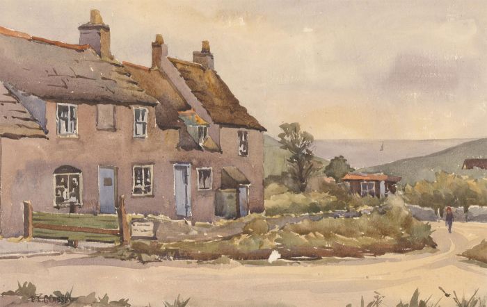 E.L. Grassby - Mid 20th Century Watercolour, Worth Matravers, Dorset