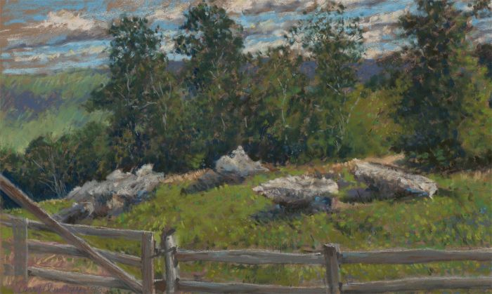 Larry Quintman - 1996 Pastel, Monoliths