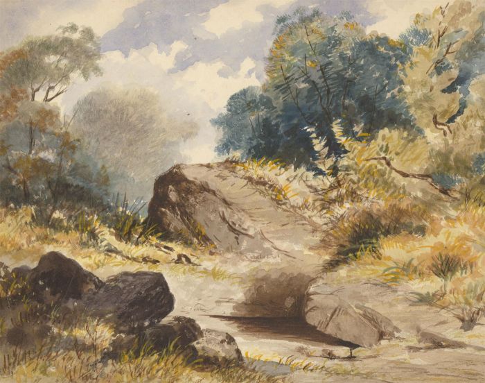 P.W.N.G. - A Pair of Late 19th Century Watercolours, Autumnal Landscape Study