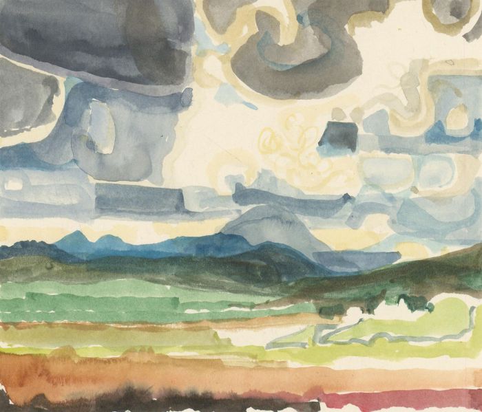 John Ivor Stewart PPPS (1936-2018) - Mid 20th Century Watercolour, The Mountain
