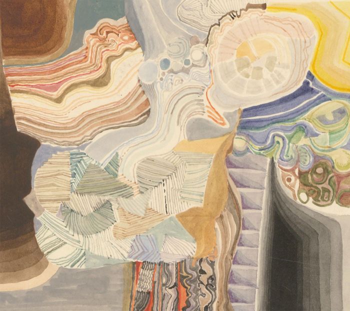 John Ivor Stewart PPPS (1936-2018) - Mid 20th Century Watercolour, Abstract Form