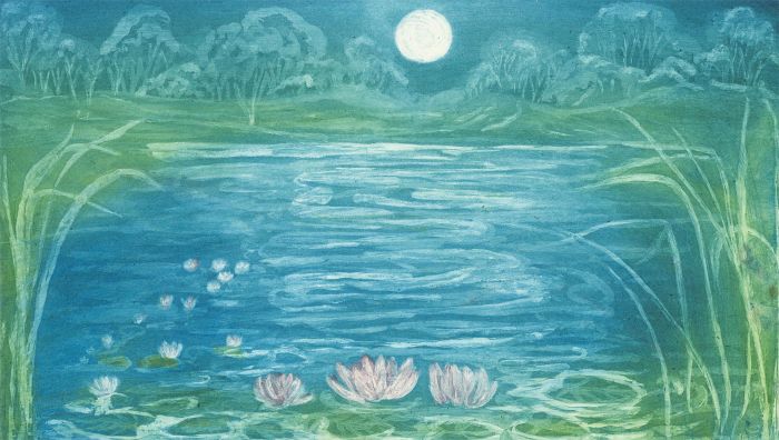 Margaret Estelle Zelda Levinson - 20th Century Aquatint, The Pond