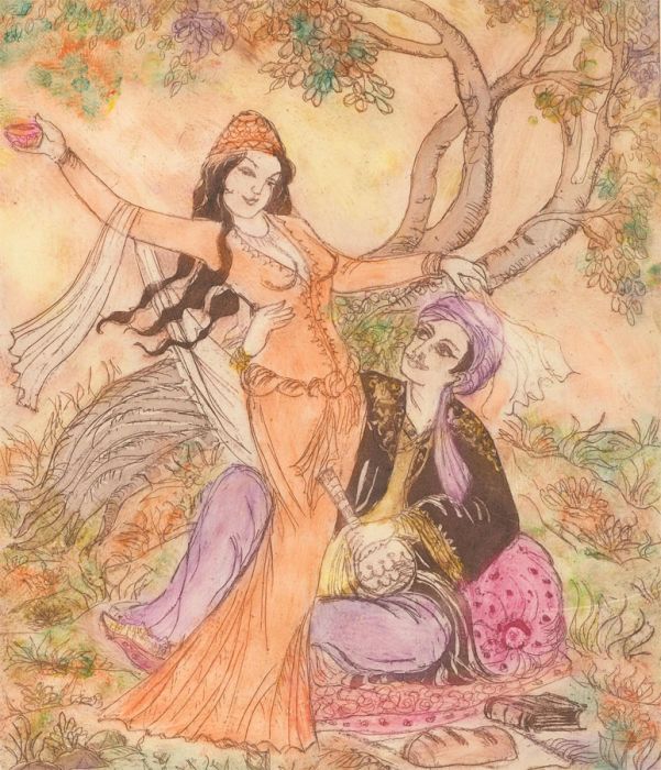 Margaret Estelle Zelda Levinson - 20th Century Etching, And Thou