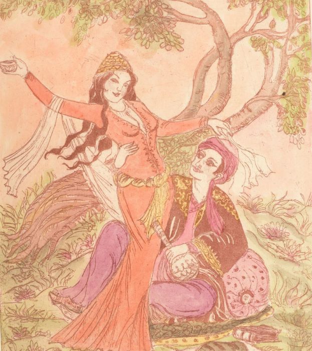 Margaret Estelle Zelda Levinson - 20th Century Etching, And Thou