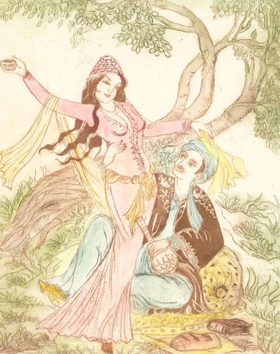 Margaret Estelle Zelda Levinson - 20th Century Etching, And Thou