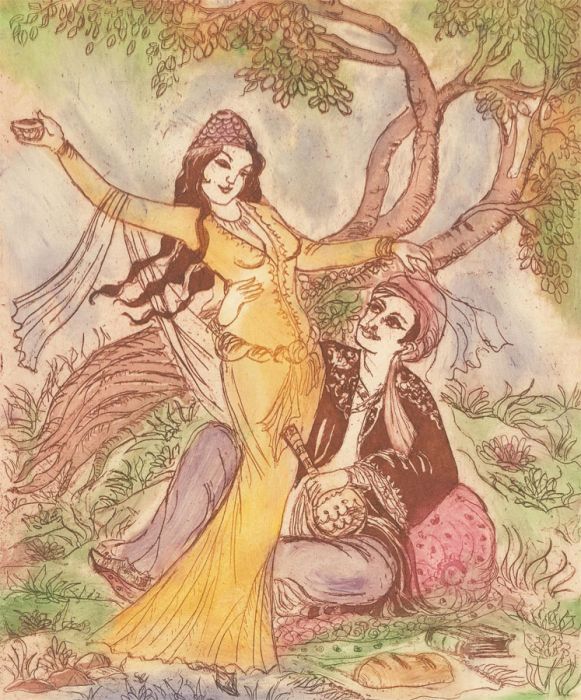 Margaret Estelle Zelda Levinson - 20th Century Etching, And Thou
