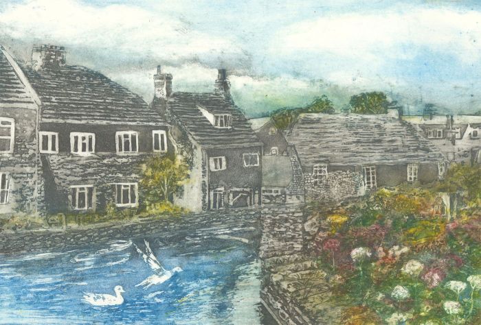 Margaret Estelle Zelda Levinson - 20th Century Aquatint, Swanage Mill Pond II