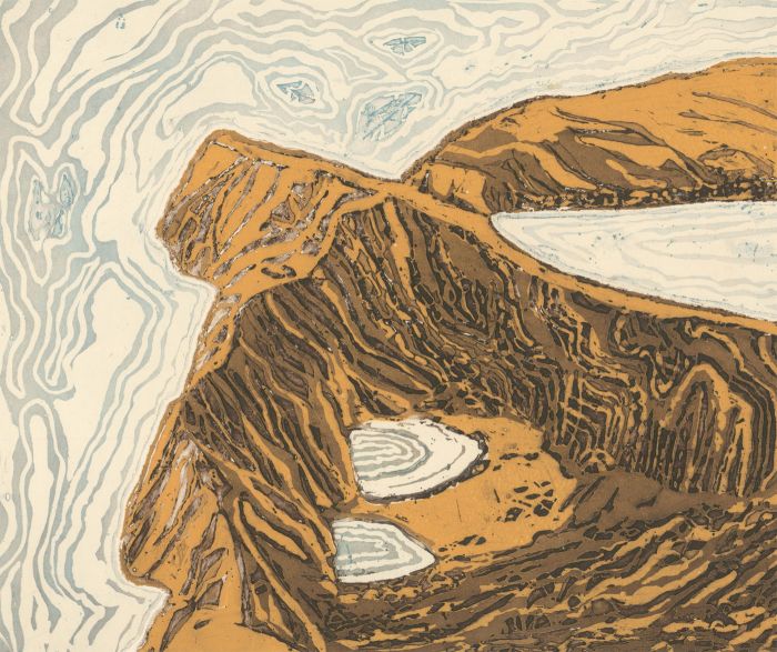 Margaret Estelle Zelda Levinson - 20th Century Aquatint, Dorset Beach Study