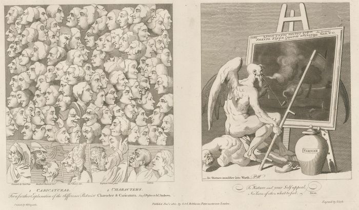 Thomas Cook after Hogarth - 1802 Engraving, Characters & Caricaturas