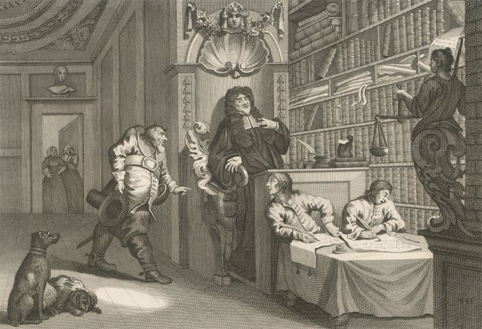 Thomas Cook after Hogarth - c.1802 Engraving, Hudibras: Plates 7 & 8