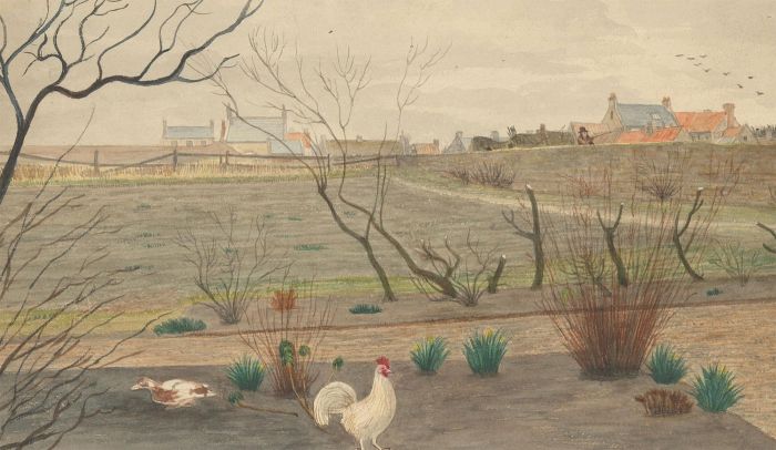 Attrib. William Andrews Nesfield (1793-1881) - 1836 Watercolour, Bamborough