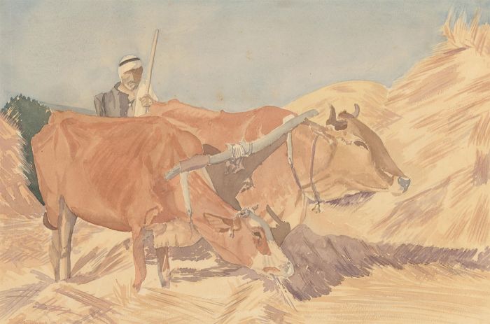 G.F. Owen - Signed Late 19th Century Watercolour, Haymaking
