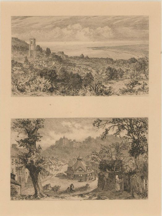 Alfred Dawson (act.1858-1922) - Early 20th Century Etching, Town Views