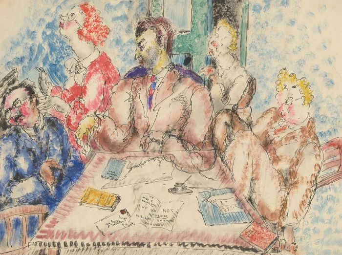 Vera Cuningham (1897-1955) - Pen and Ink Drawing, We Are Not Amused