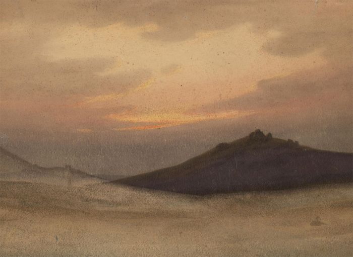 Charles Edward Hannaford RBA (1863-1955) - Watercolour, Evening Light