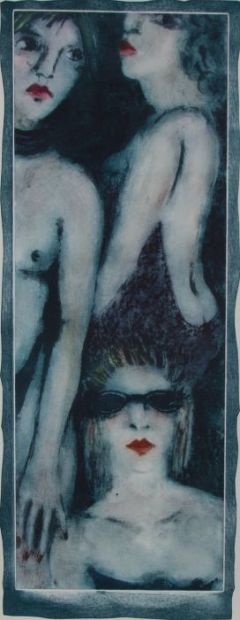 Inge Clayton FRSA (1942-2010) - Signed Contemporary Aquatint, Whispers
