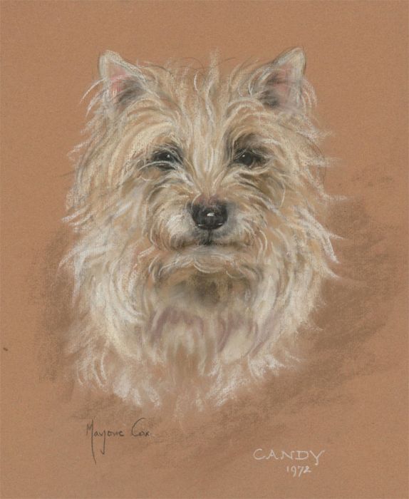 Marjorie Cox (1915-2003) - 1972 Pastel, Portrait of Candy