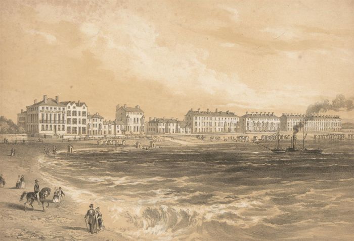 Set of Three 1850 Lithograph - Isle of Wight and North Wales