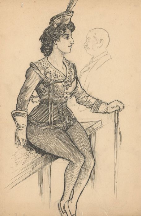 Early 20th Century Pen and Ink Drawing - Marion Taylor