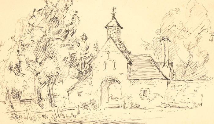 John L. Thirtle FRSA (1899-1982) - Five Pen and Ink Drawings, Tenby