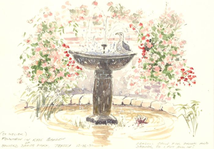 John A. Case - Early 20th Century Watercolour, English Gardens