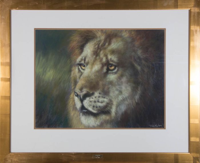 Joel Kirkin (b. 1948) - Signed & Framed Contemporary Pastel, His Majesty