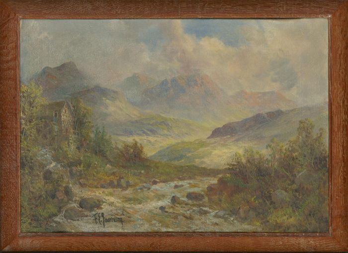 Francis E. Jamieson (1895-1950) - Oil, The Old Mill in Stirling