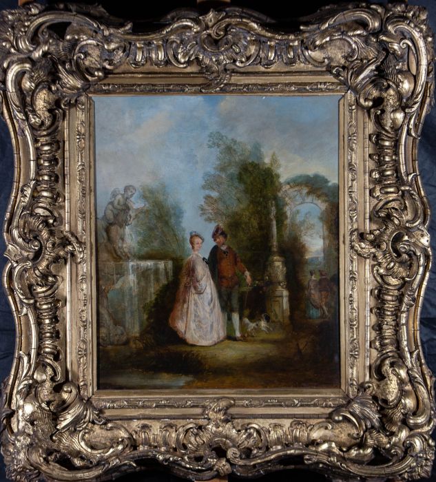 Attrib. Henry Andrews (1794-1868) - Mid 19th Century Oil, An Elegant Couple