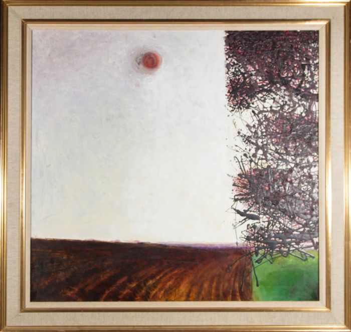 John Ivor Stewart PPPS (1936-2018) - Mid 20th Century Oil, Weak Sun