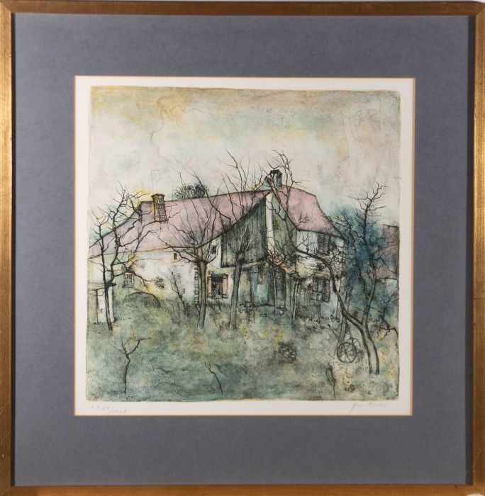 Bernard Gantner - 20th Century Lithograph, My Landscape