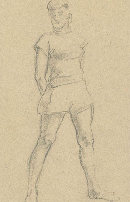 Gloria Jarvis (1925-2014) - Mid 20th Century Graphite Drawing