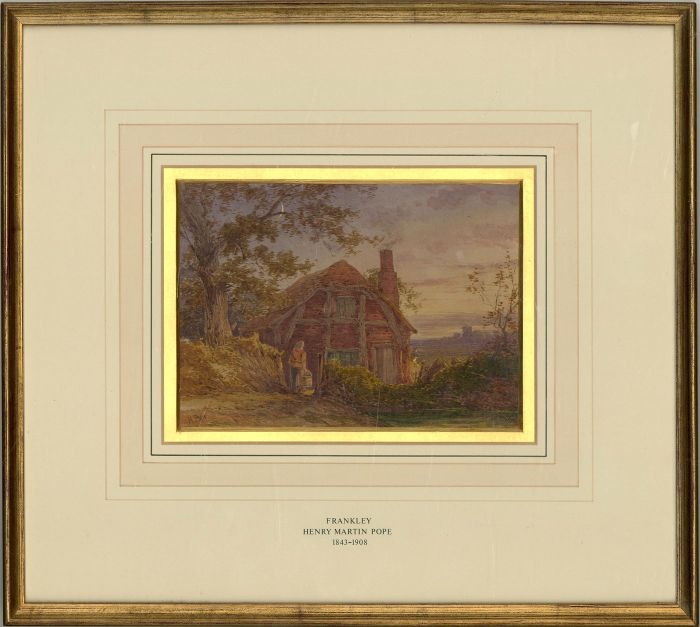 Henry Martin Pope - Farmhouse at Dusk