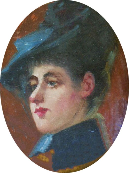 Framed 19th Century Oil - Portrait of a Victorian Woman