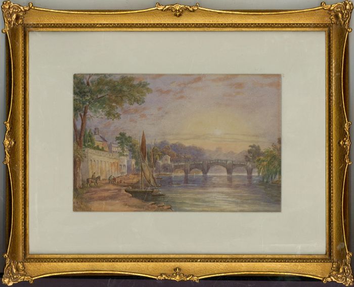 Early 20th Century Watercolour - Richmond Bridge